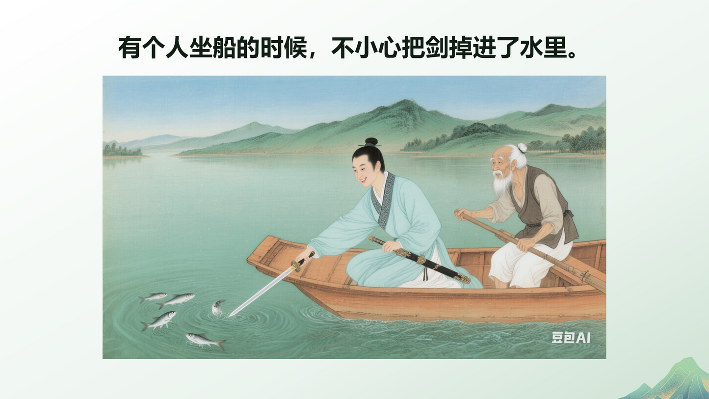 《刻舟求剑》Chinese Group Class May 8th Thursday 7:30 PM (Beijing Time)