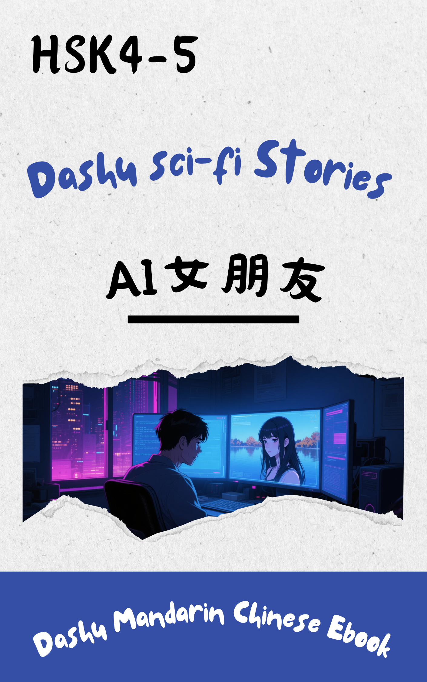 HSK 4–5 EPUB Reader: AI女朋友
