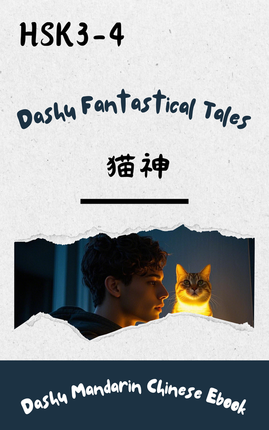 Dashu Epub Ebook: 猫神扩写版| Ebook for Intermediate Chinese Learners (HSK Level 3-4)