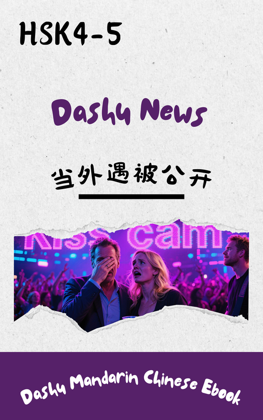 Dashu Graded Reader HSK Level 4-5:当外遇被公开