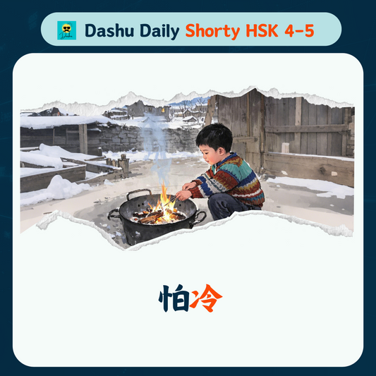 Dashu Member Daily Short Article HSK4-5: 怕冷