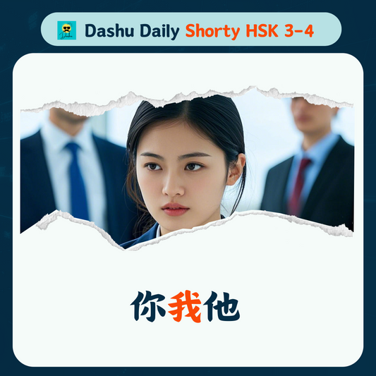 Dashu Daily Short Article HSK3-4:你我他