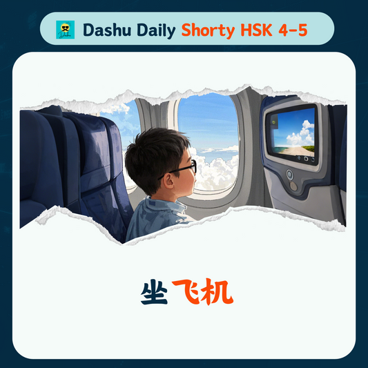 Dashu Daily Short Article HSK4-5: 坐飞机