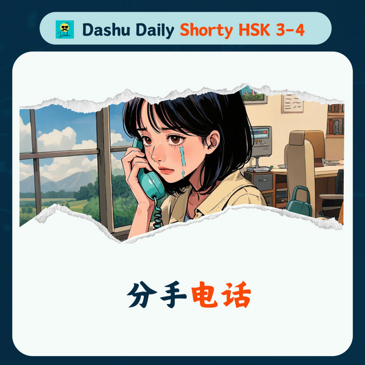 Dashu Daily Short Article HSK3-4: 分手电话