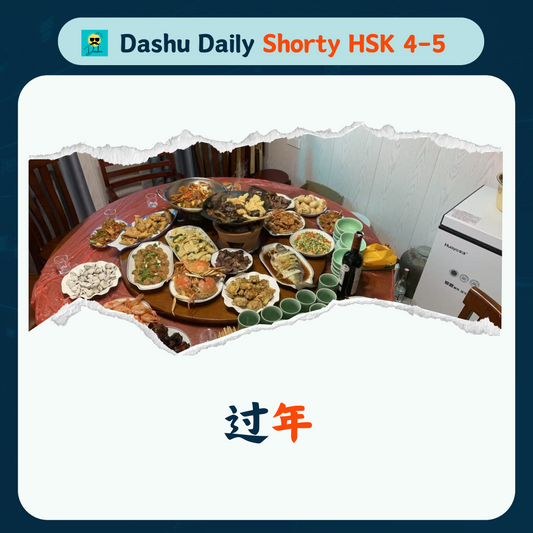 Dashu Daily Short Article HSK4-5: 过年