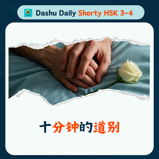 Dashu Daily Short Article HSK3-4:十分钟的道别