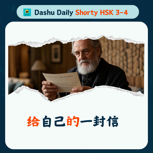 Dashu Daily Short Article HSK3-4: 给自己的一封信| Free Article